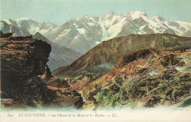 699 LE DAUPHINE - LA CHAINE DE LA MEIJE ET LES ECRINS_0