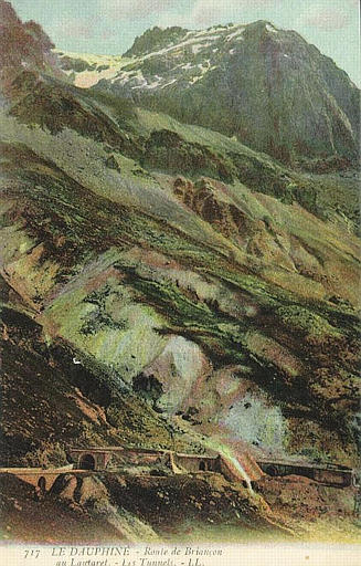 717 LE DAUPHINE - ROUTE DE BRIANÇON AU LAUTARET - LES TUNNELS_0