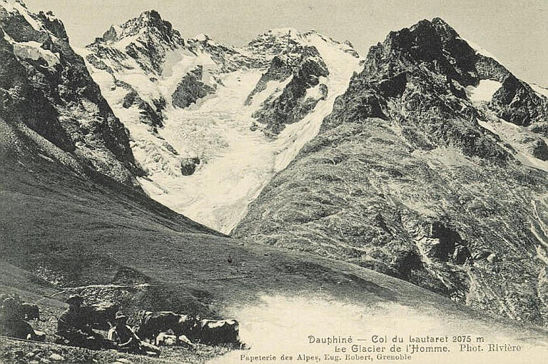 DAUPHINE - COL DU LAUTARET 2075 M - LE GLACIER DE L'HOMME_0