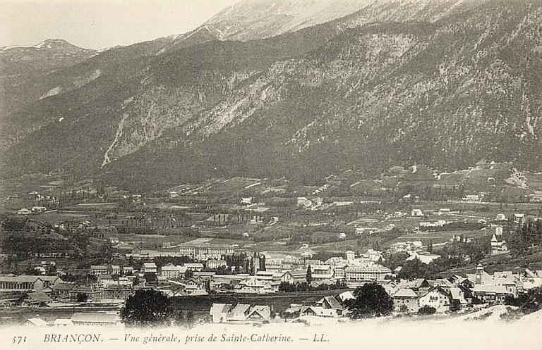 571 BRIANÇON - VUE GENERALE, PRISE DE SAINTE-CATHERINE_0