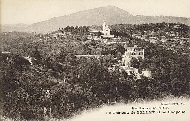 ENVIRONS DE NICE / LE CHATEAU DE BELLET ET SA CHAPELLE_0