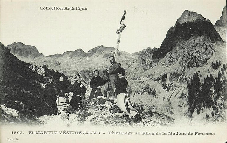 COLLECTION ARTISTIQUE / 1593 - SAINT-MARTIN VESUBIE (A.-M.) - PELERINAGE AU PILON DE LA MADONE DE FENESTRE_0