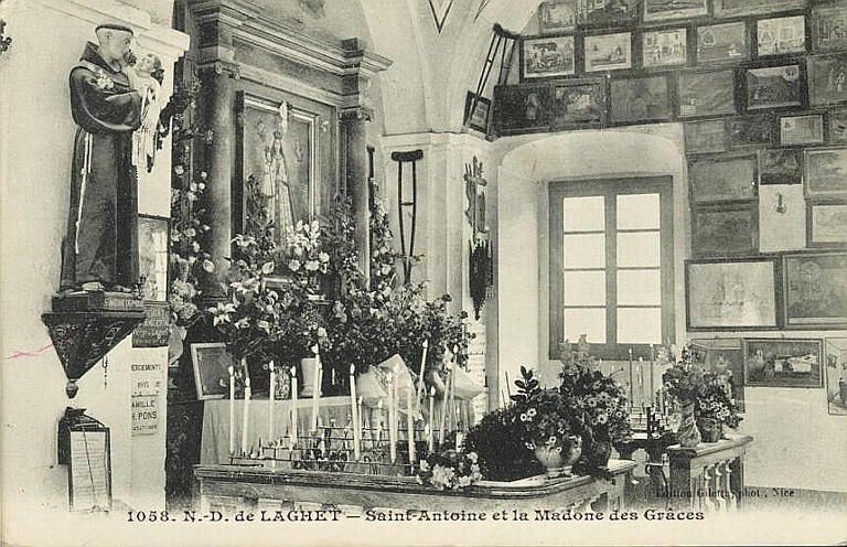 1058 - ND DE LAGHET. ST ANTOINE ET LA MADONE DES GRACES_0