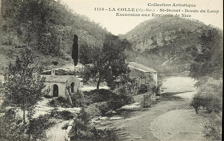 COLLECTION ARTISTIQUE / 1116 - LA COLLE (ALP. MAR.) -ST DONAT - BORDS DU LOUP / EXCURSION AUX ENVIRONS DE NICE_0