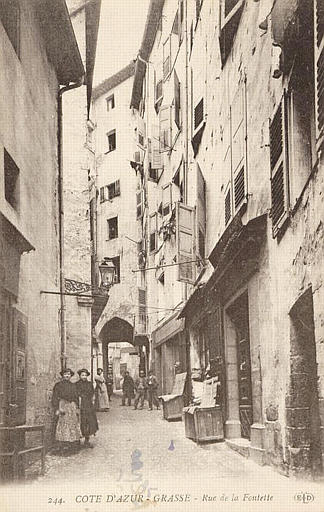 244. COTE-D'AZUR - GRASSE - RUE DE LA FONTETTE_0