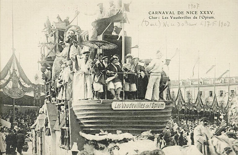 CARNAVAL DE NICE XXXV - CHAR : LES VAUDEVILLES DE L'OPIUM_0