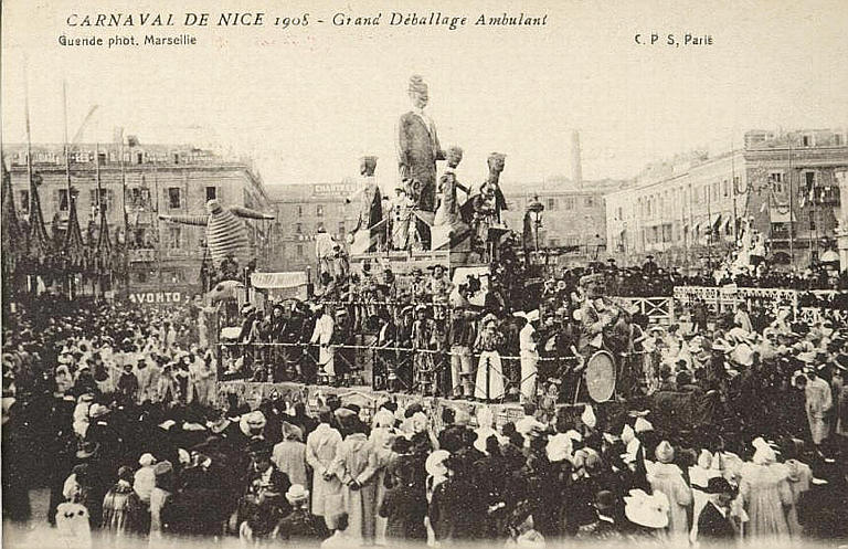 CARNAVAL DE NICE 1908 - GRAND DEBALLAGE AMBULANT_0