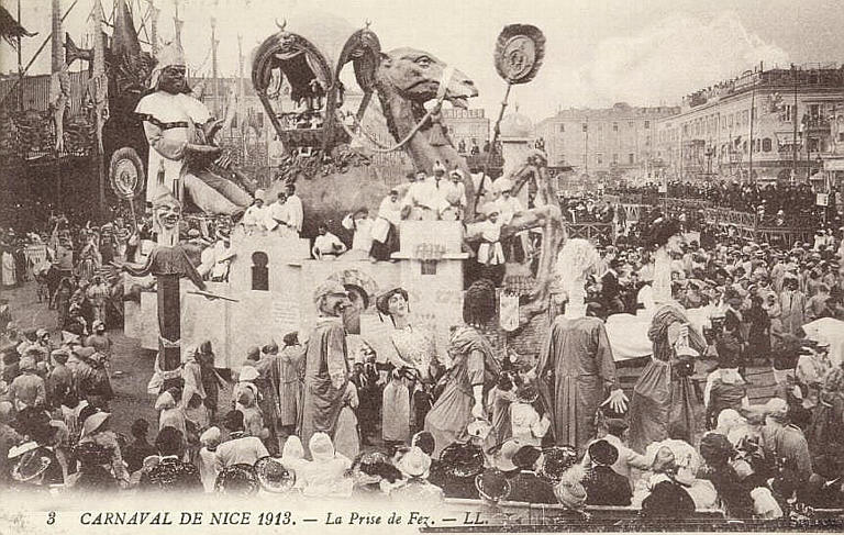 3. CARNAVAL DE NICE 1913 - LA PRISE DE FEZ_0