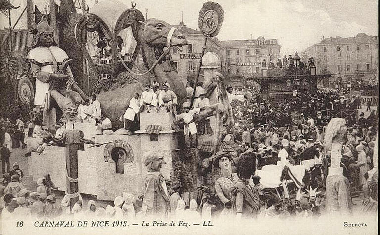 16. CARNAVAL DE NICE 1913 - LA PRISE DE FEZ_0