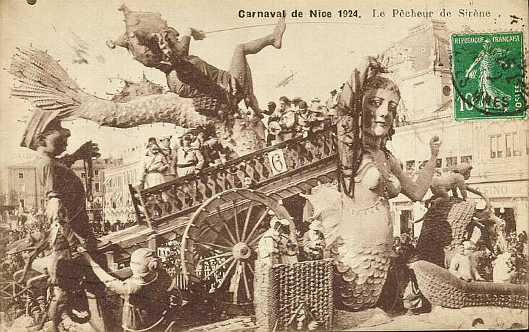 CARNAVAL DE NICE 1924 - LE PECHEUR DE SIRENE_0