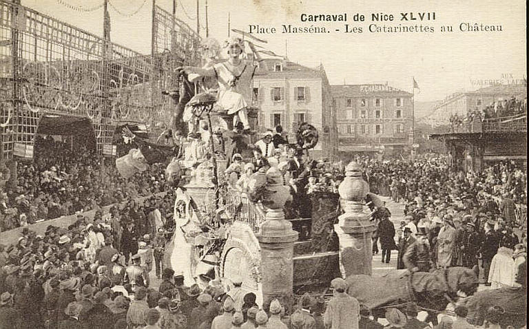 CARNAVAL DE NICE XVLII - PLACE MASSENA - LES CATARINETTES AU CHATEAU_0