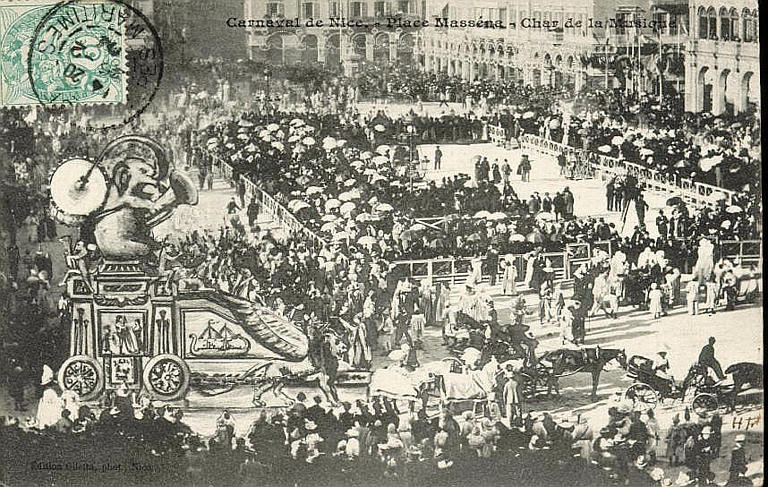 CARNAVAL DE NICE PLACE MASSENA - CHAR DE LA MUSIQUE_0