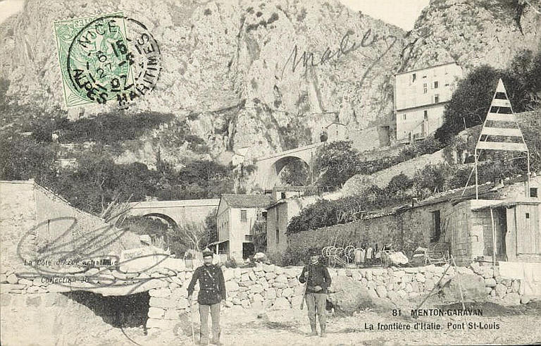81. MENTON-GARAVAN / LA FRONTIERE D'ITALIE - PONT ST-LOUIS_0