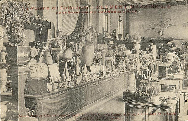 LA POTERIE DU GOLFE-JUAN - CLEMENT MASSIER O. / MANUFACTURE ET SALLE DE VENTE_0