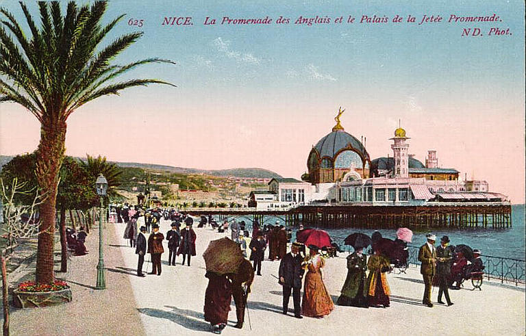625. NICE - LA PROMENADE DES ANGLAIS ET LE PALAIS DE LA JETEE PROMENADE_0