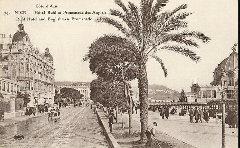 COTE D'AZUR : 79. NICE - HOTEL RUHL ET PROMENADE DES ANGLAIS_0
