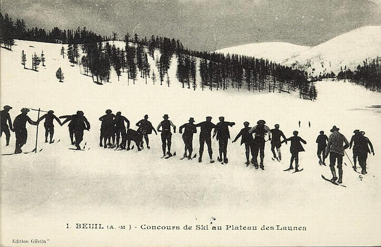 1. BEUIL (A.M.) - CONCOURS DE SKI AU PLATEAU DES LAUNES_0