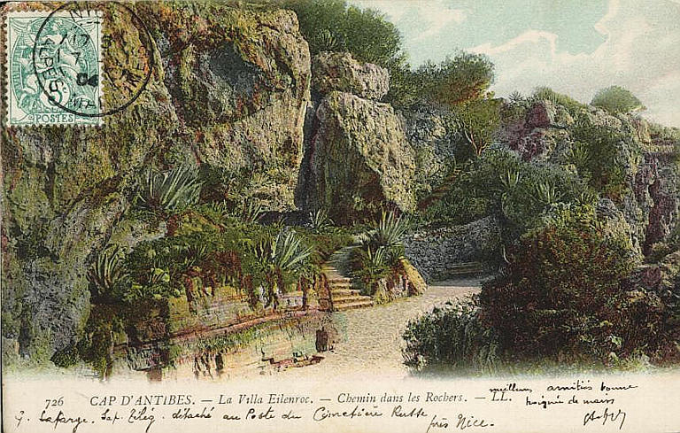 726. CAP D'ANTIBES - VILLA EILENROC - CHEMIN DANS LES ROCHERS_0
