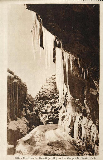 907. ENVIRONS DE BEUIL (A.-M.) - LES GORGES DU CIANS_0