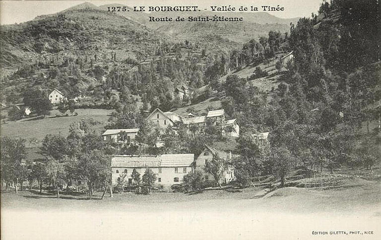 1275 - LE BOURGUET - VALLEE DE LA TINEE / ROUTE DE SAINT-ETIENNE_0