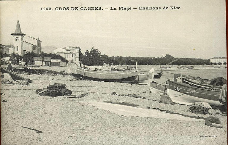 1163. CROS-DE-CAGNES - LA PLAGE - ENVIRONS DE NICE_0