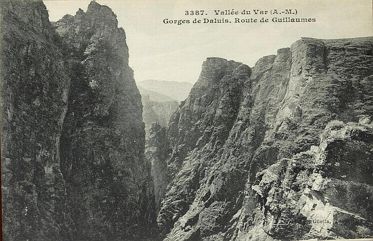 3387. VALLEE DU VAR (A.-M.) - GORGES DE DALUIS - ROUTE DE GUILLAUMES_0
