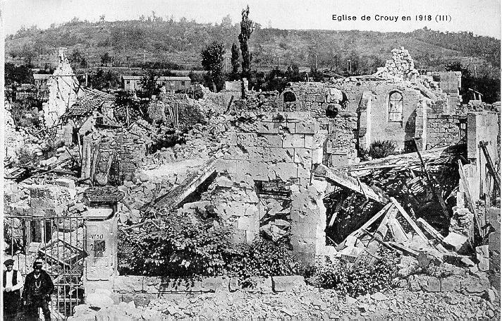 EGLISE DE CROUY EN 1918 (111)_0