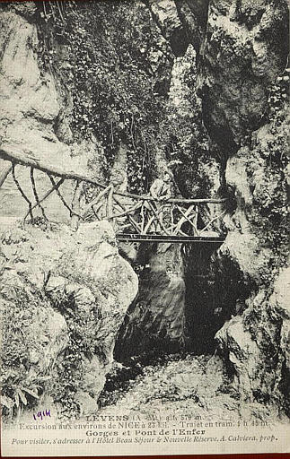 LEVENS (A.-M.), ALTITUDE 570 M. - GORGES ET PONT DE L'ENFER_0
