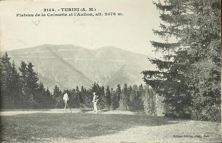 3144.  TURINI (A.-M.) / PLATEAU DE LA CALMETTE ET L'AUTION, ALT 2078 M._0