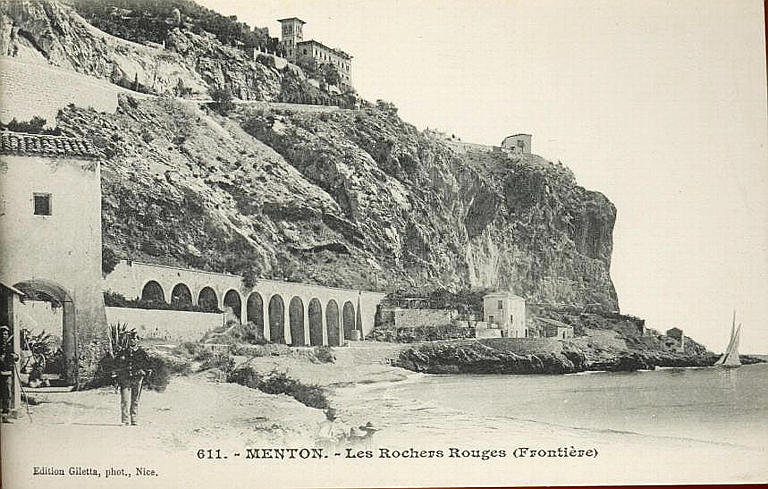 611. MENTON - LES ROCHERS ROUGES (FRONTIERE)_0
