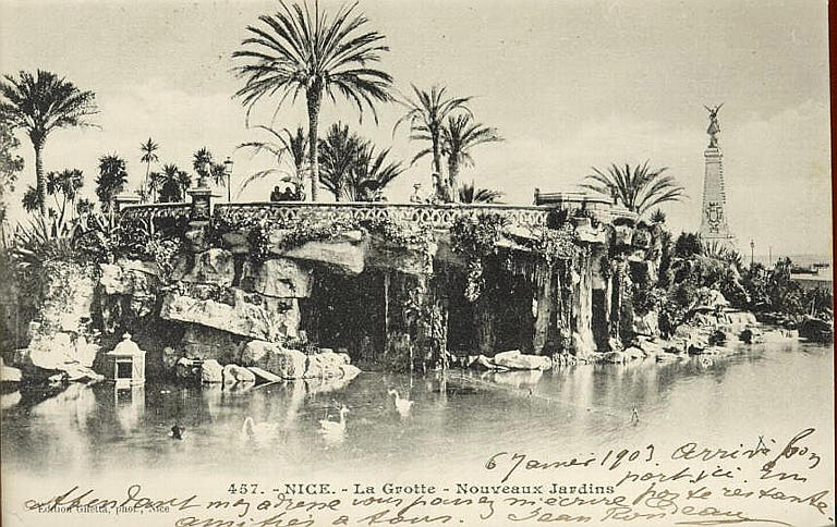 457. NICE - LA GROTTE - NOUVEAUX JARDINS_0