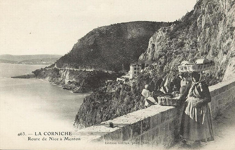 463. LA CORNICHE / ROUTE DE NICE A MENTON_0