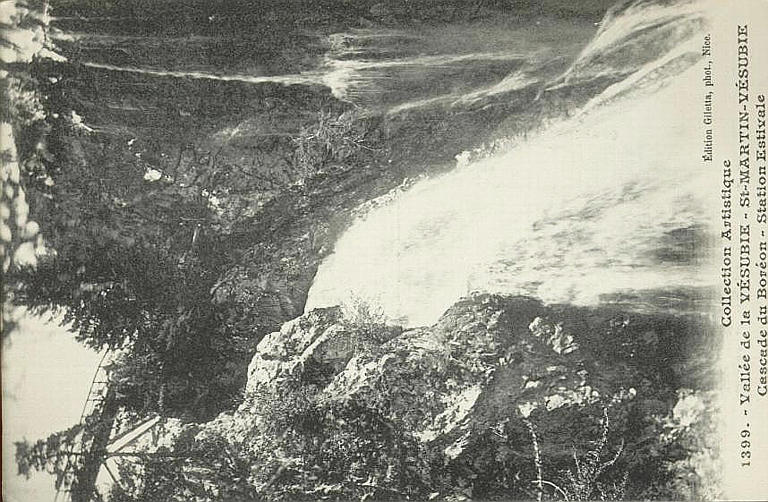 COLLECTION ARTISTIQUE / 1399 - VALLEE DE LA VESUBIE - ST-MARTIN-VESUBIE - CASCADE DU BOREON - STATION ESTIVALE_0