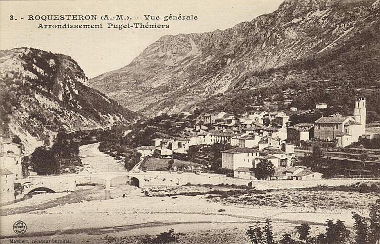 3. ROQUESTERON (A.-M.) - VUE GENERALE / ARRONDISSEMENT PUGET-THENIERS_0
