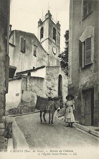 10. CAGNES - ENV. DE NICE - MONTEE DU CHATEAU ET L'EGLISE SAINT - PIERRE_0