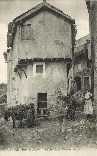 8. CAGNES (ENV. DE NICE) - LA RUE DE LA GOULETTE_0