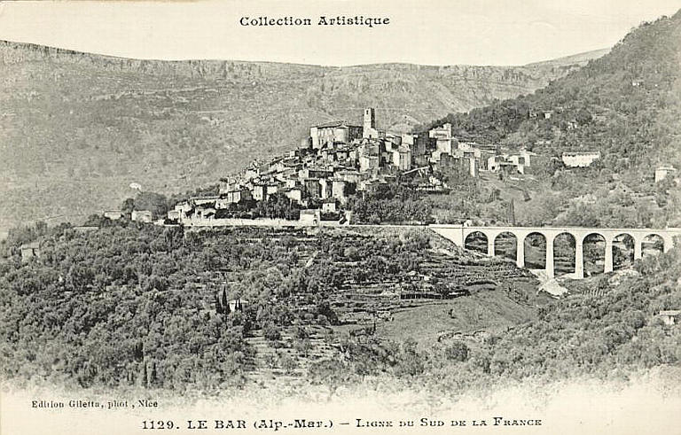 COLLECTION ARTISTIQUE / 1129 - LE BAR (ALP.-MAR.) - LIGNE DU SUD DE LA France_0