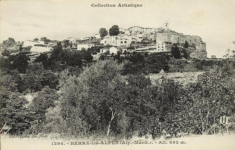 COLLECTION ARTISTIQUE / 1294. BERRE-LES-ALPES (ALP.-MAR.) - ALTITUDE 682 M._0