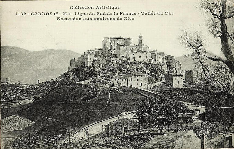 COLLECTION ARTISTIQUE / 1132 CARROS (A.-M.) - LIGNE DU SUD DE LA FRANCE - VALLEE DU VAR - EXCURSION AUX ENVIRONS DE NICE_0