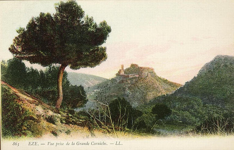 863 EZE - VUE PRISE DE LA GRANDE CORNICHE_0