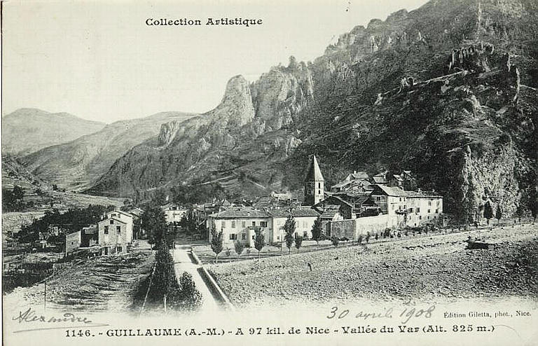 COLLECTION ARTISTIQUE / 1146 GUILLAUME (A.-M.) - A 97 KIL. DE NICE - VALLEE DU VAR (ALT. 825 m.)_0