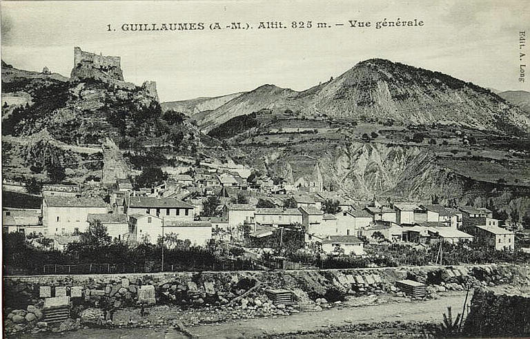 1 GUILLAUMES (A.-M.) - ALTIT. 825 m. - VUE GENERALE_0