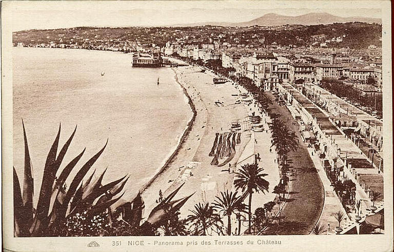351 NICE - PANORAMA PRIS DES TERRASSES DU CHATEAU_0