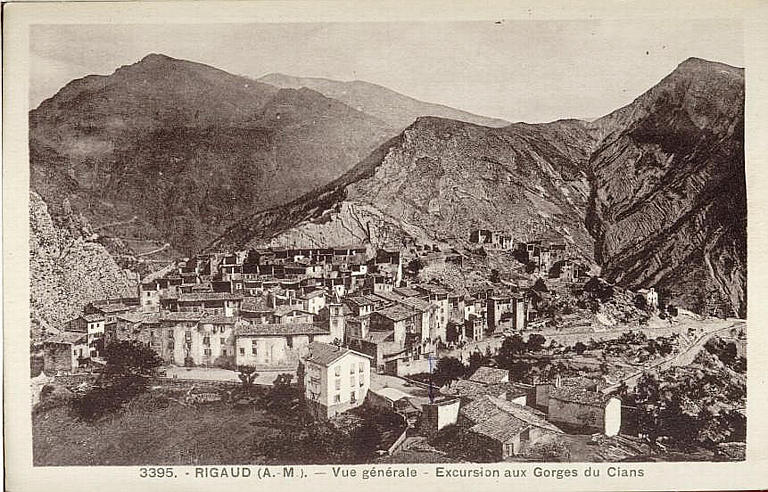 3395 RIGAUD (A.-M.) - VUE GENERALE - EXCURSION AUX GORGES DU CIANS_0