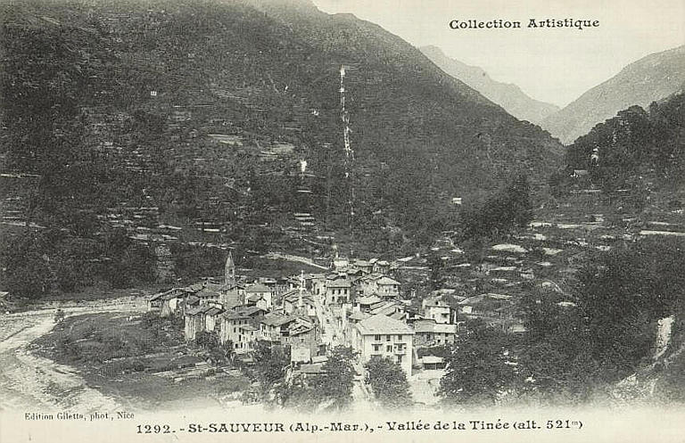 COLLECTION ARTISTIQUE / 1292 ST-SAUVEUR (ALP.-MAR.) - VALLEE DE LA TINEE (ALT. 521 m)_0