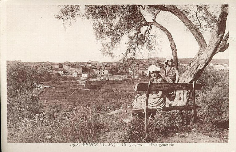 1308 VENCE (A.-M.) - ALT. 325 m. - VUE GENERALE_0