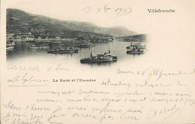 49 VILLEFRANCHE - LA RADE ET L'ESCADRE_0
