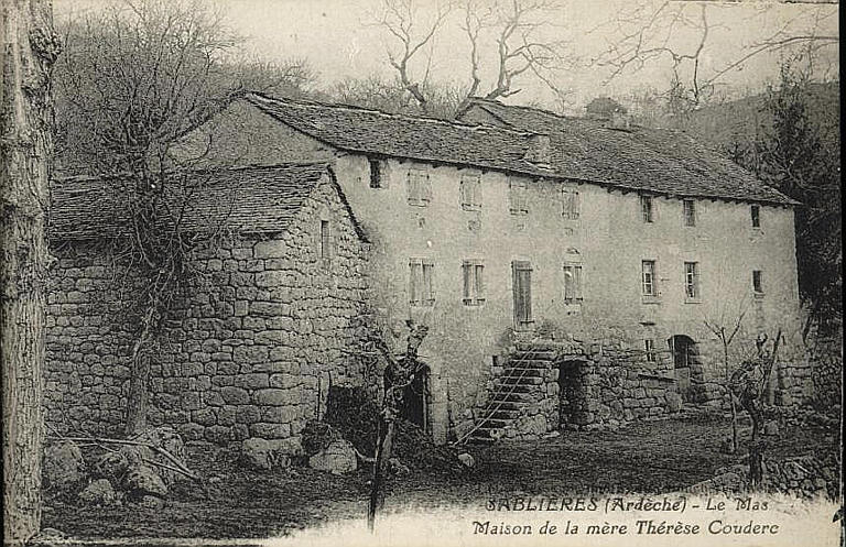 SABLIRES (ARDECHE) - LE MAS / MAISON DE LA MERE THERESE COUDERC_0