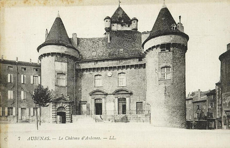 7 AUBENAS.- LE CHATEAU D'AUBENAS_0