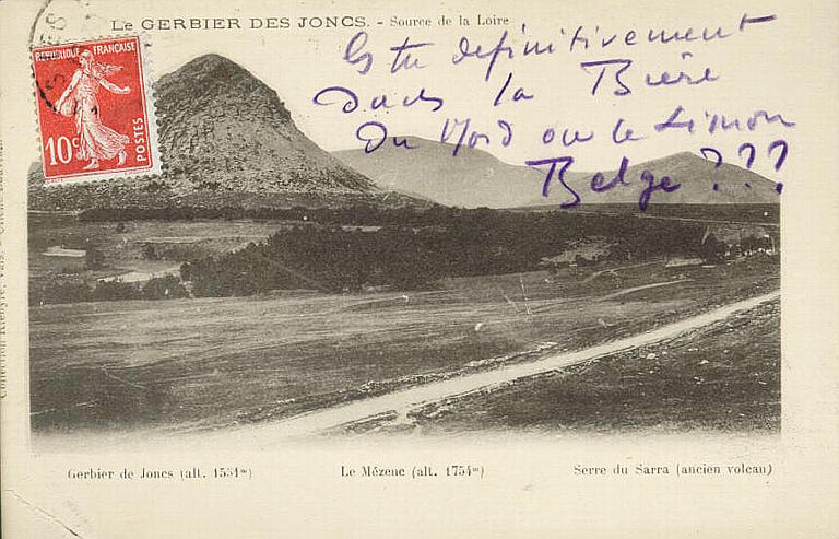 LE GERBIER DE JONC - SOURCE DE LA LOIRE / LE MEZENE (ALT.1754 M.) / SERRE DU SARRA (ANCIEN VOLCAN)_0